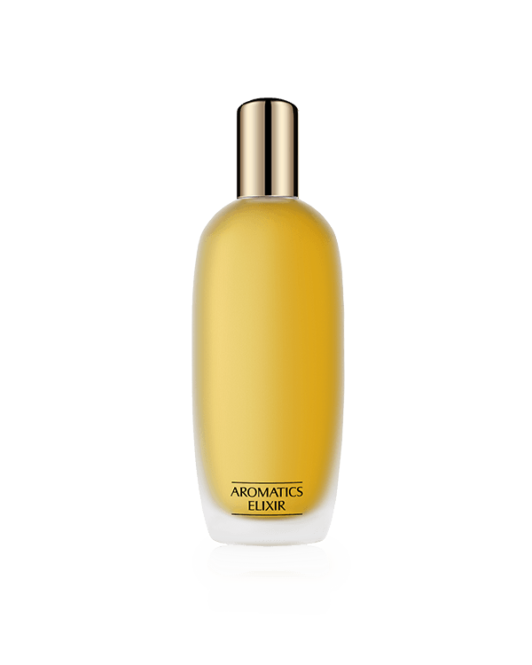 Aromatics Elixir Parfüm, Magával ragadóan különleges illat, mely messze túlmutat egy hagyományos parfümön. A rózsa, jázmin, ylang ylang és vetiver jegyek összjátéka lágyan érinti meg érzékeidet.&lt;br&gt;A független nő illata.